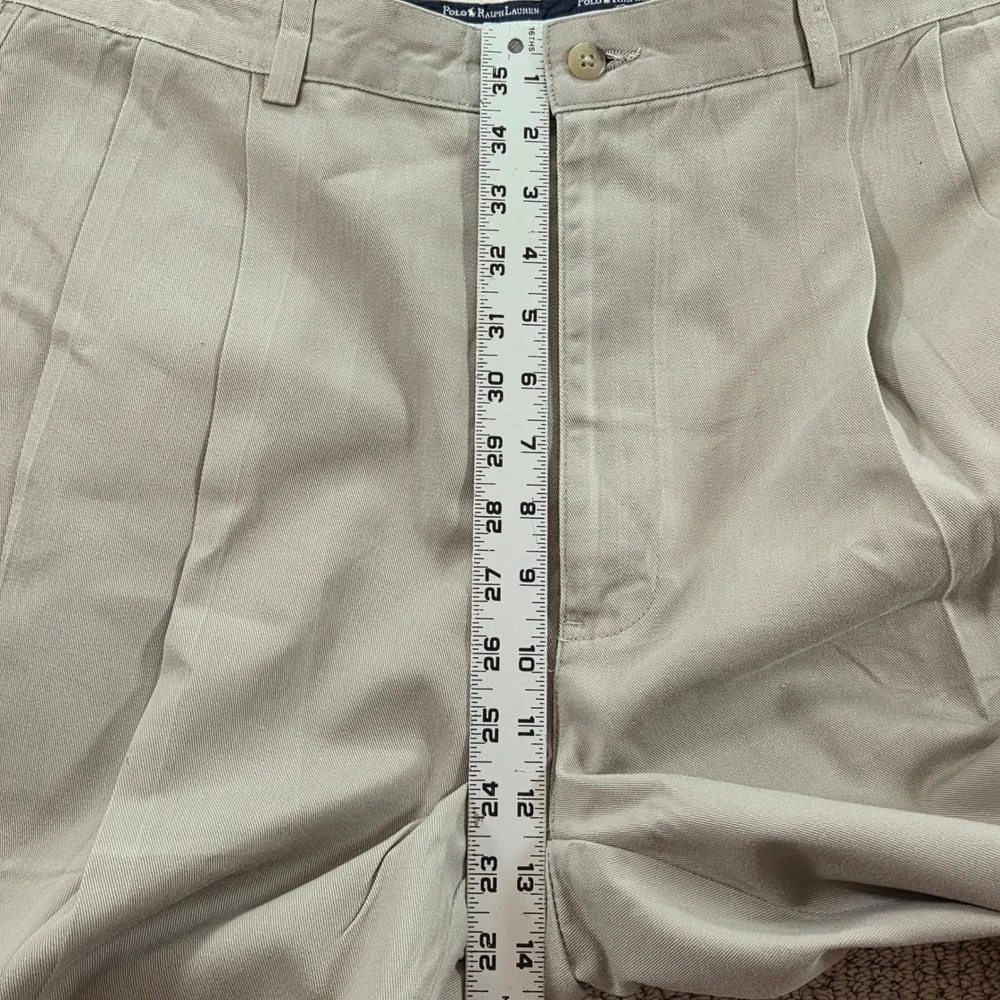 Polo‎ Ralph Lauren Sullivan Slim Fit Khaki Pants Mens 36x30 Pleated Cotton